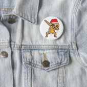 Sloth Dab Sticker Button (Beispiel)