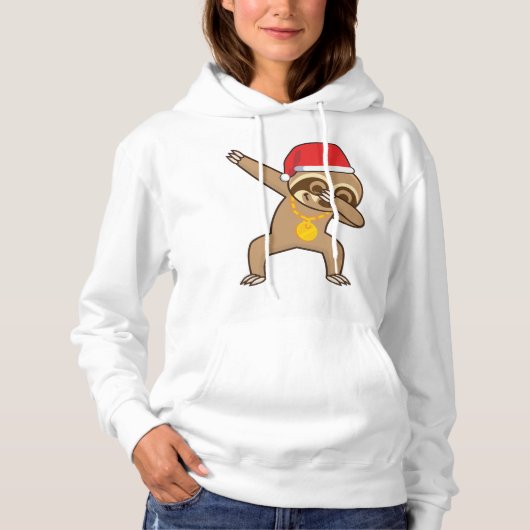 Sloth Dab Sticker Hoodie (Vorderseite)