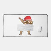 Sloth Dab Sticker Schreibtischunterlage (Tastatur & Maus)
