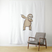 Sloth Dab Wandteppich (Beispiel)