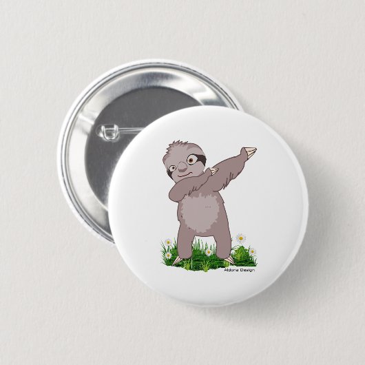 Sloth Dabs Button (Vorne & Hinten)