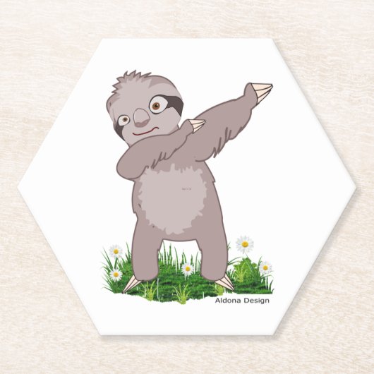Sloth Dabs Untersetzer (Vorderseite)
