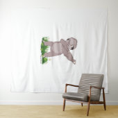 Sloth Dabs Wandteppich (Beispiel (Horizontal))