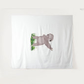 Sloth Dabs Wandteppich (Vorderseite (Horizontal))