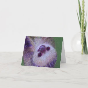 Sloth Dankeskarte