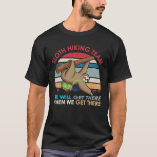 Sloth, der Team-Shirt wandert T-Shirt