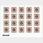 Sloth Design Buchzeichen Sticker (Blatt)