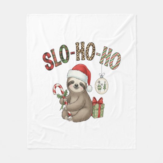 Sloth Design Sloth Fleecedecke (Vorderseite)