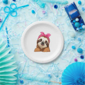 Sloth Design Sloth Pappteller (Party)