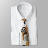 Sloth design tie krawatte (Gebunden)