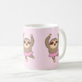 Sloth Dog Ballett-Tasse Kaffeetasse (VorderseiteRechts)
