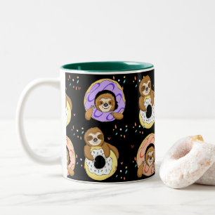 Sloth Donut Liebe Kaffee Tasse