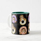 Sloth Donut Liebe Kaffee Tasse (Vorderseite Links)