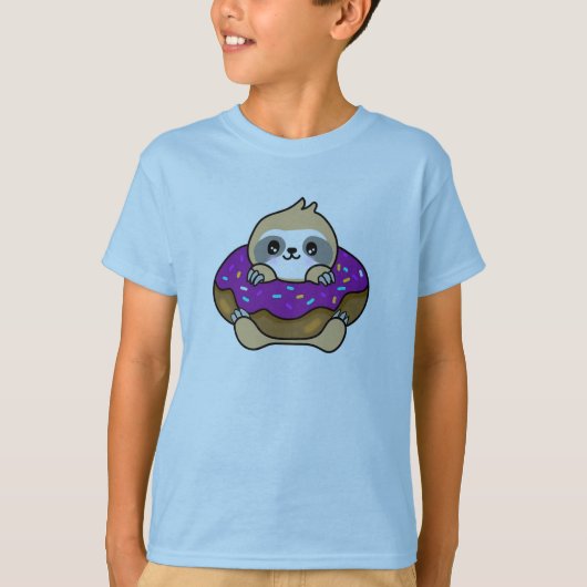Sloth donut T-Shirt (Vorderseite)