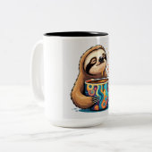 Sloth Drink Coffee Tasse (Vorderseite Links)