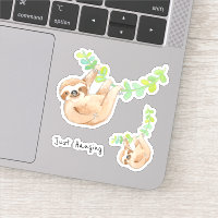 Sloth Dschungel Vines einfach hängend