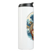 Sloth Eating Japanese Ramen Thermosbecher (Nach links gedreht)