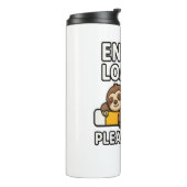 Sloth Energy Rettend Stimmung Thermosbecher (Nach links gedreht)