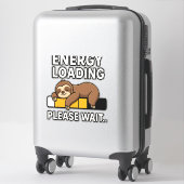 Sloth Energy Saving Mood Aufkleber (Koffer)