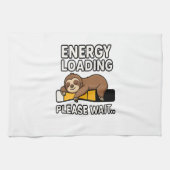 Sloth Energy Saving Mood Geschirrtuch (Horizontal)
