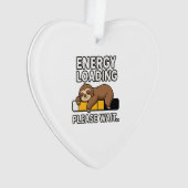 Sloth Energy Saving Mood Ornament (Vorderseite)
