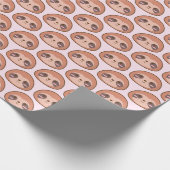 Sloth Faces Geschenkpapier (Ecke)
