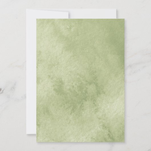 Sloth Family Baby Dusche Einladung (Rückseite)