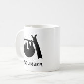 sloth faultier climber freeclimber freeclimbing kaffeetasse (Vorderseite Links)