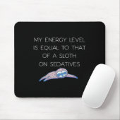 Sloth Fibro Lupus Chronic Fatigue Spoonie Sleepy S Mousepad (Mit Mouse)