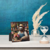 Sloth Florist Fotoplatte (InSitu)