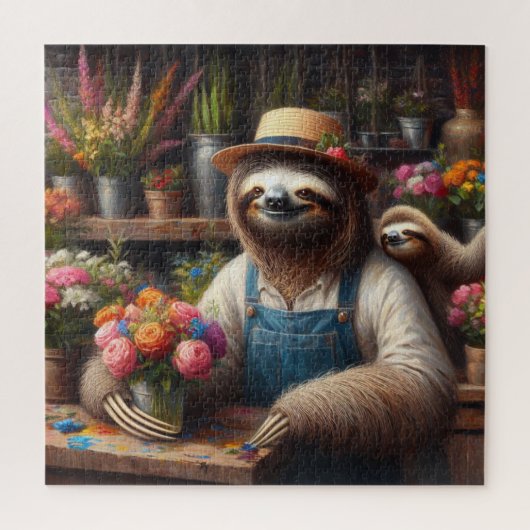 Sloth Florist Puzzle (Vertikal)