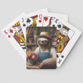 Sloth Florist Spielkarten (Rückseite)