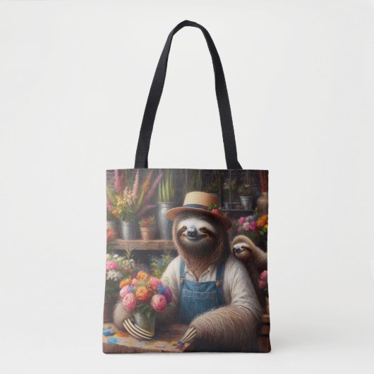 Sloth Florist Tasche (Vorderseite)