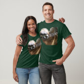 Sloth-Foto auf dunklem Shirt (Unisex)