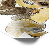 Sloth Fotodruck (Ecke)