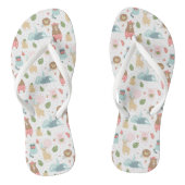 Sloth & Friends-Muster Badesandalen (Fußbett)