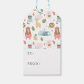 Sloth & Friends Pattern Geschenkanhänger (Vorderseite)