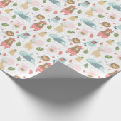 Sloth & Friends Pattern Geschenkpapier (Ecke)