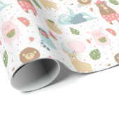 Sloth & Friends Pattern Geschenkpapier (Rolleneckpunkt)