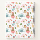 Sloth & Friends Pattern Notizblock (Rückseite)