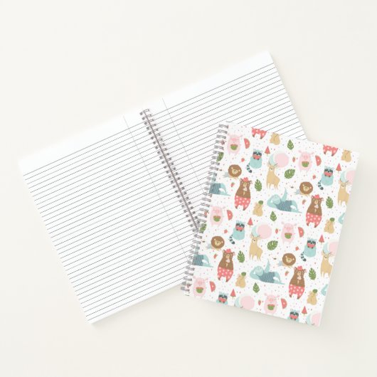 Sloth & Friends Pattern Notizblock (Innenseite)