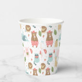 Sloth & Friends Pattern Pappbecher (Rechts)