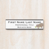 Sloth Funny Office Türzeichen Türschild (Vorderseite )