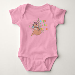 Sloth Geboren, Wild Baby Bodysuits zu sein