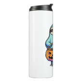 Sloth Ghost Halloween Oversifizierter T - Shirt Thermosbecher (Nach links gedreht)
