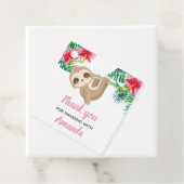 Sloth Girl Birthday Geschenkanhänger (Beispiel)