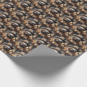 Sloth Gold Miner Geschenkpapier (Ecke)