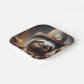 Sloth Gold Miner Pappteller (Gewinkelt)