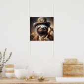 Sloth Gold Miner Poster (Küche)