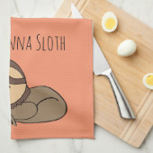 Sloth Gonna Sloth Kitchtuch Geschirrtuch (Viertel Falte)